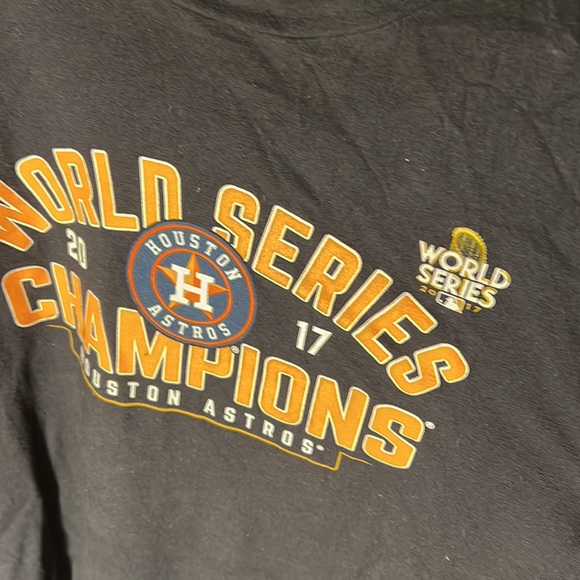 MLB Fanatics Mens Houston Astros 2017 World Series Champions Tee Color Black 3XL - Picture 2 of 5